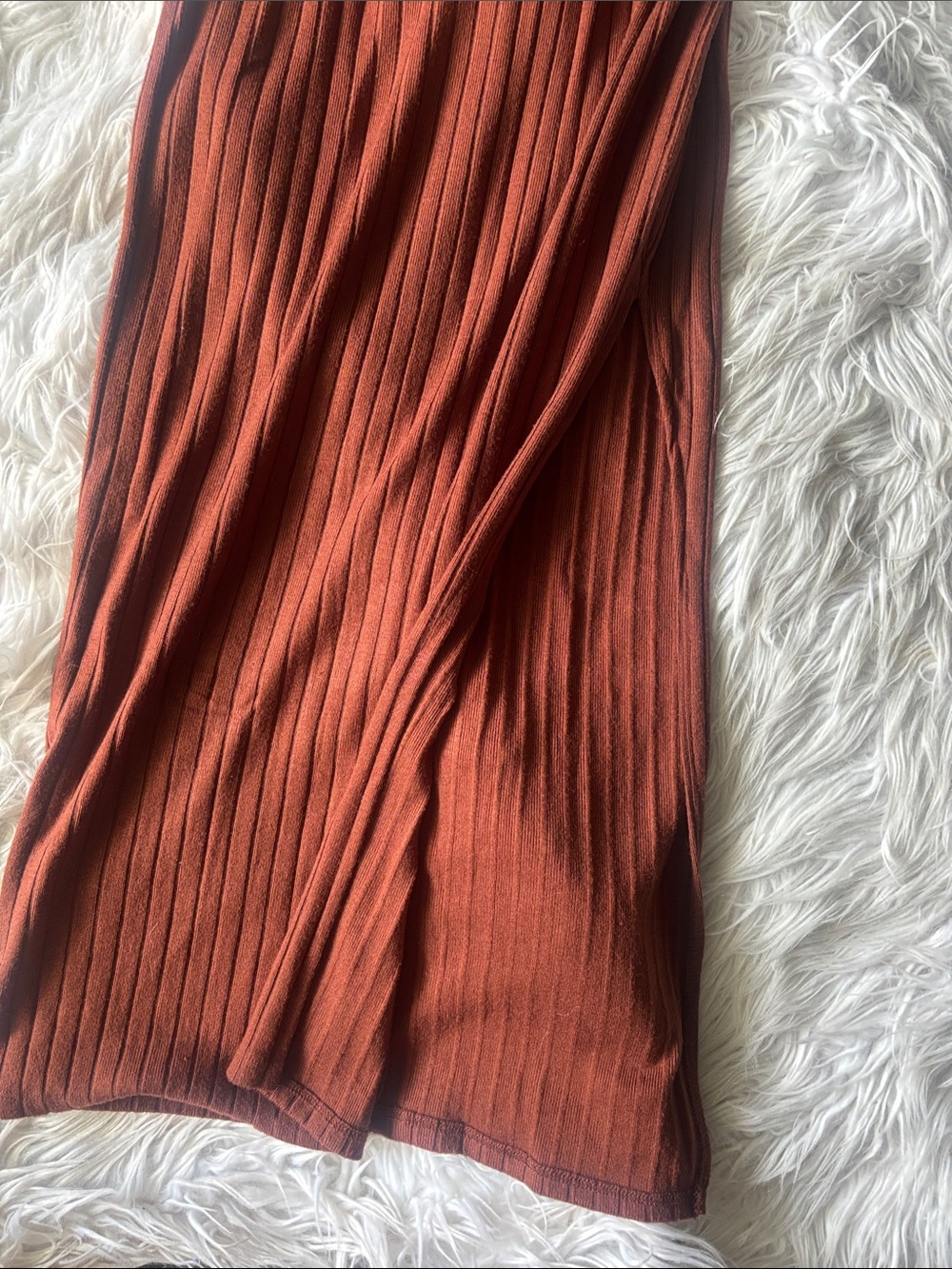 LS Ribbed Maxi Dress - Picture 3 of 3